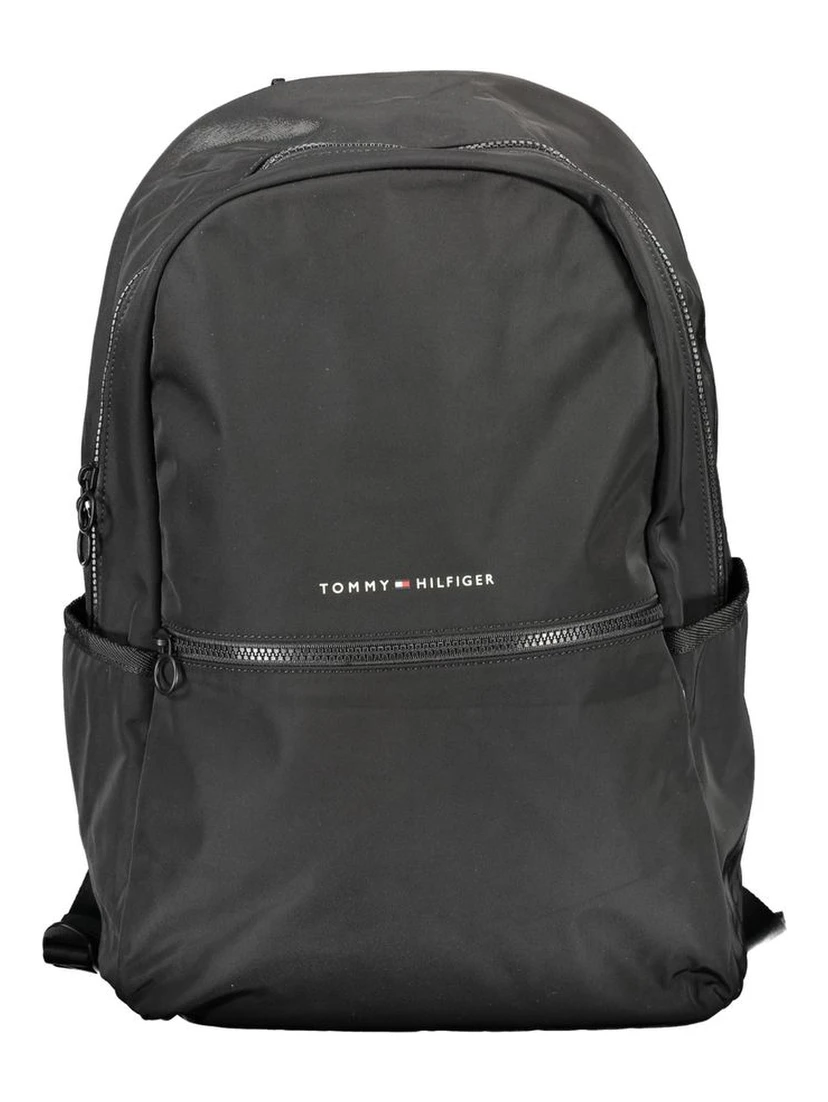 Black Polyester Backpack