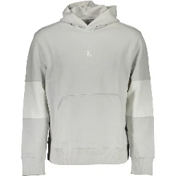 Gray Cotton Men Sweater