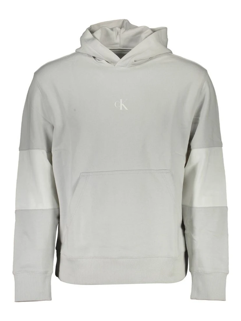 Gray Cotton Men Sweater