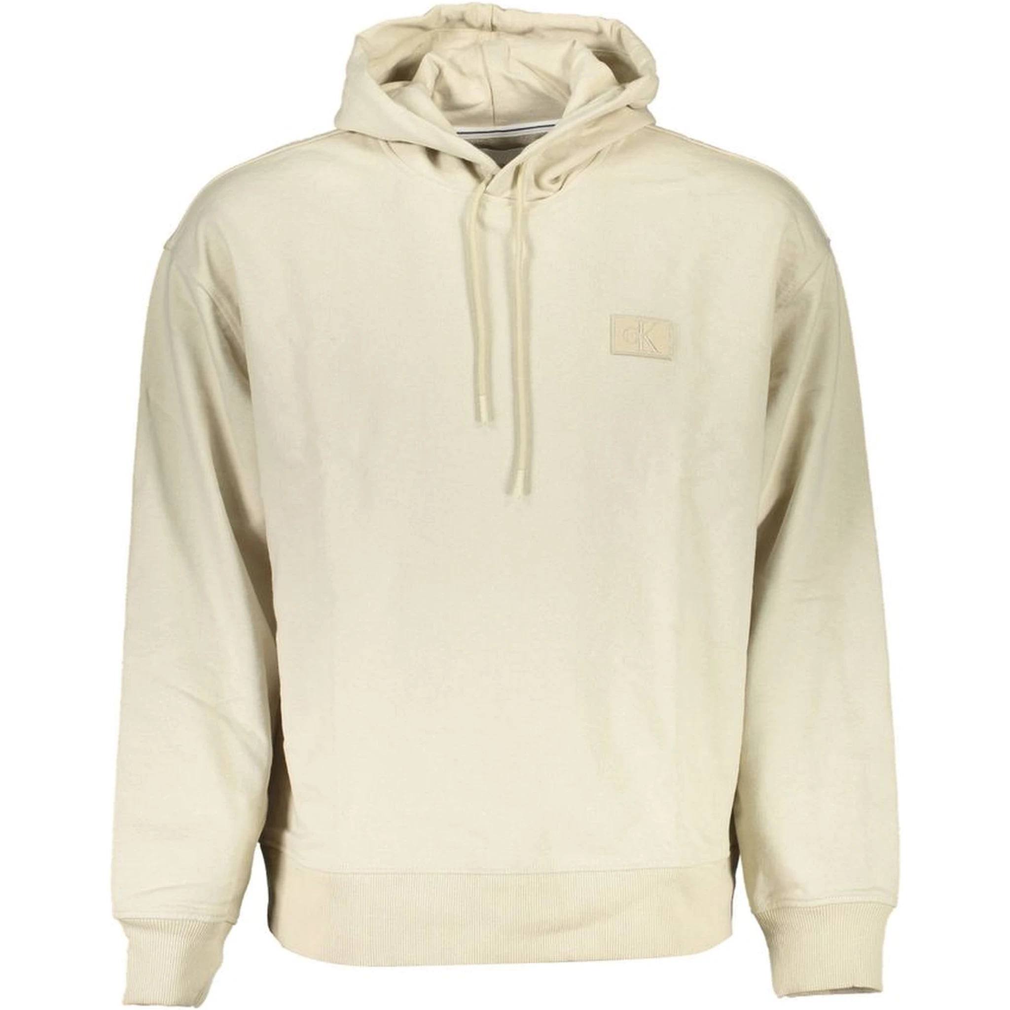 Beige Cotton Men Sweater