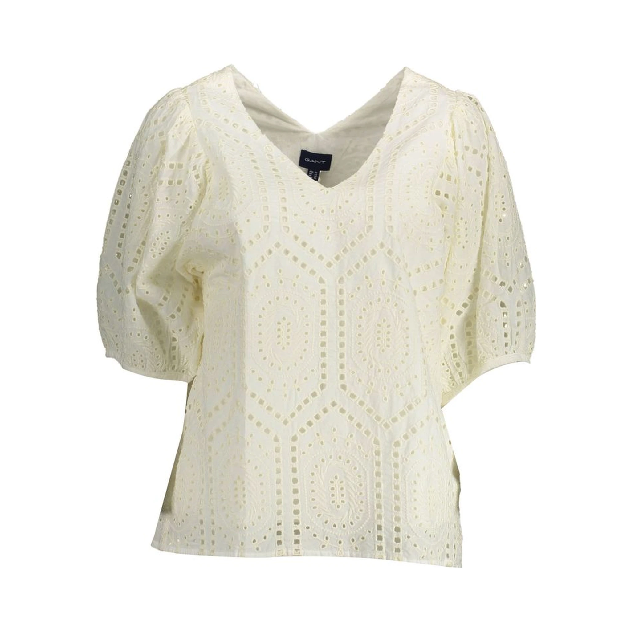 White Cotton Women T-Shirt