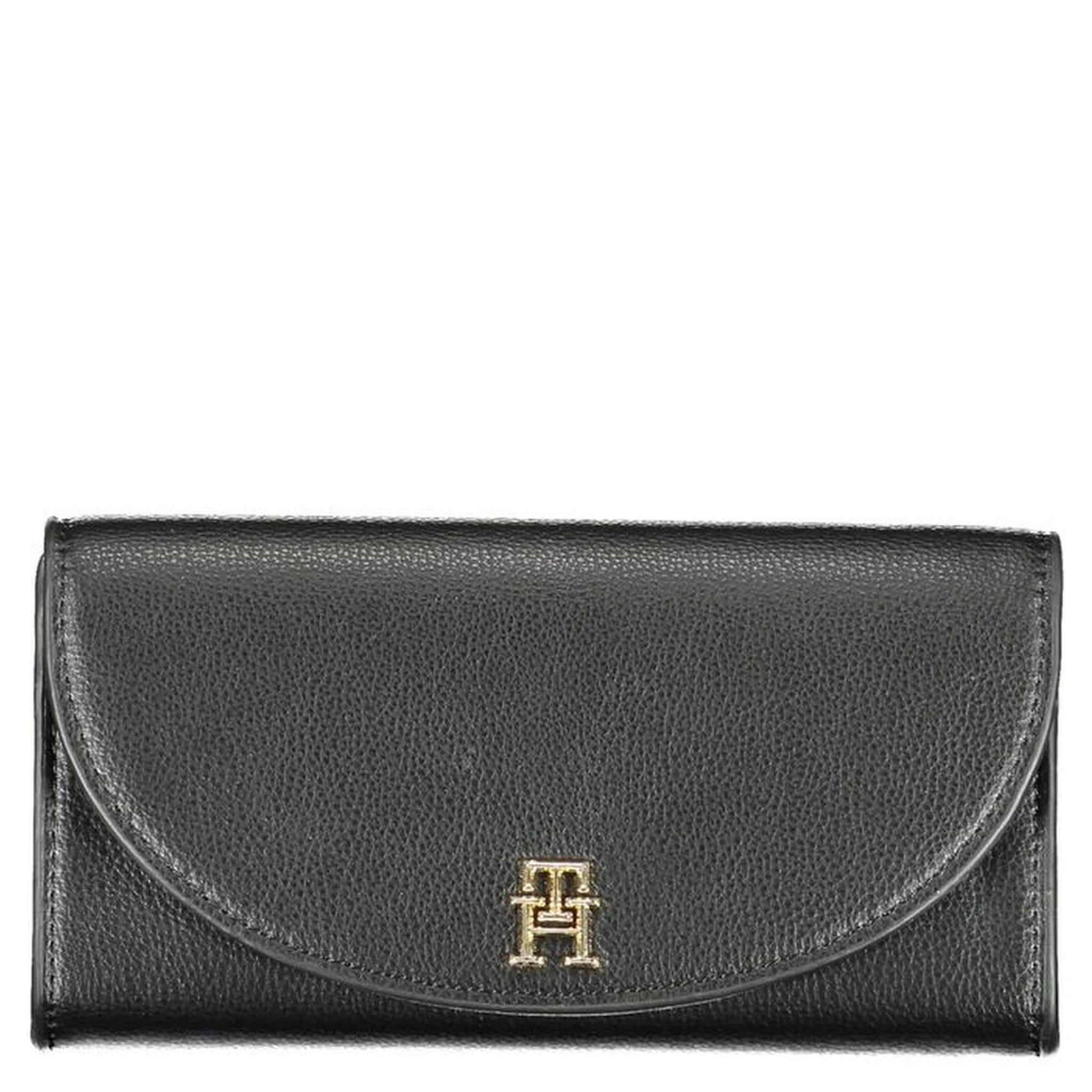 Black Polyurethane Women's Wallet