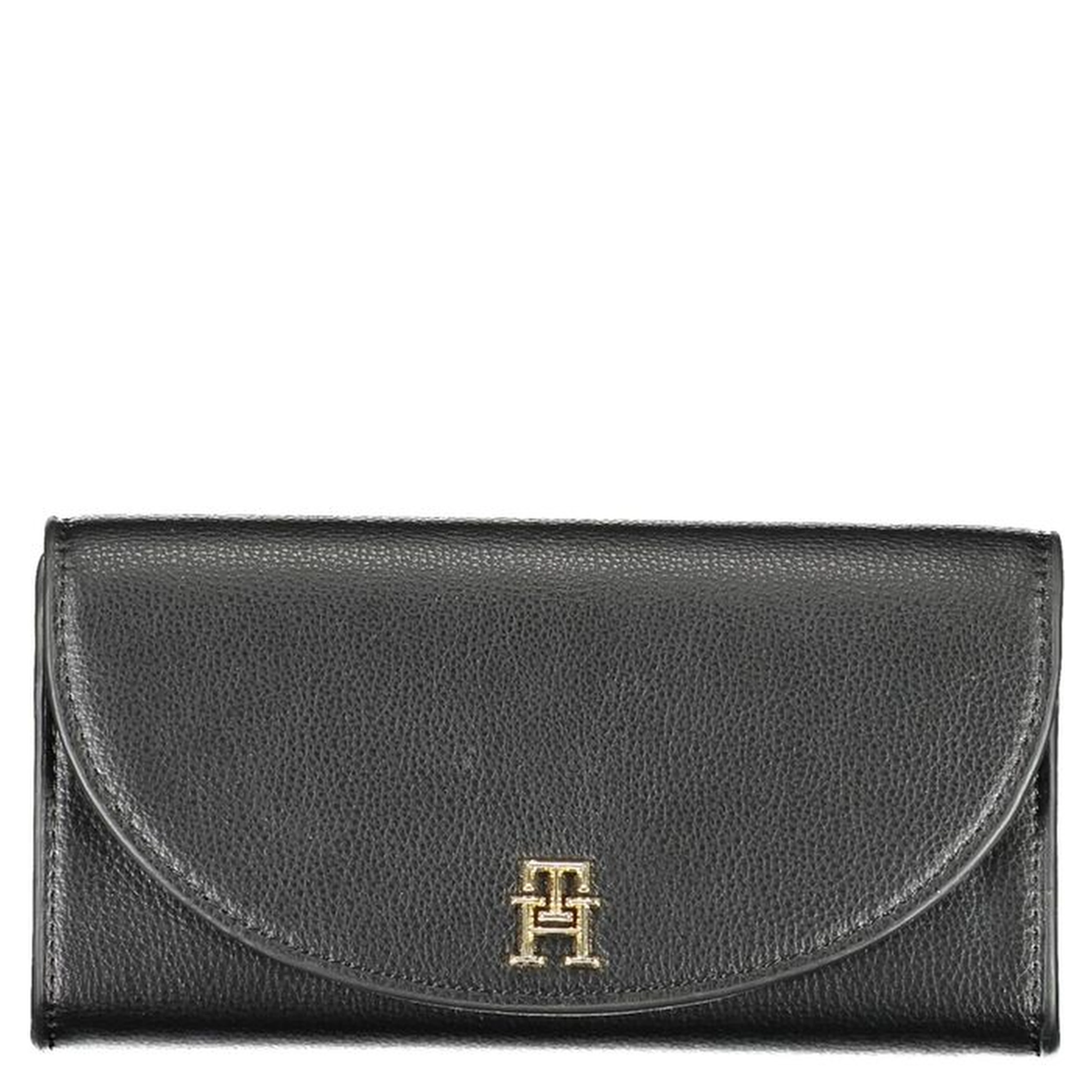 Black Polyurethane Women's Wallet
