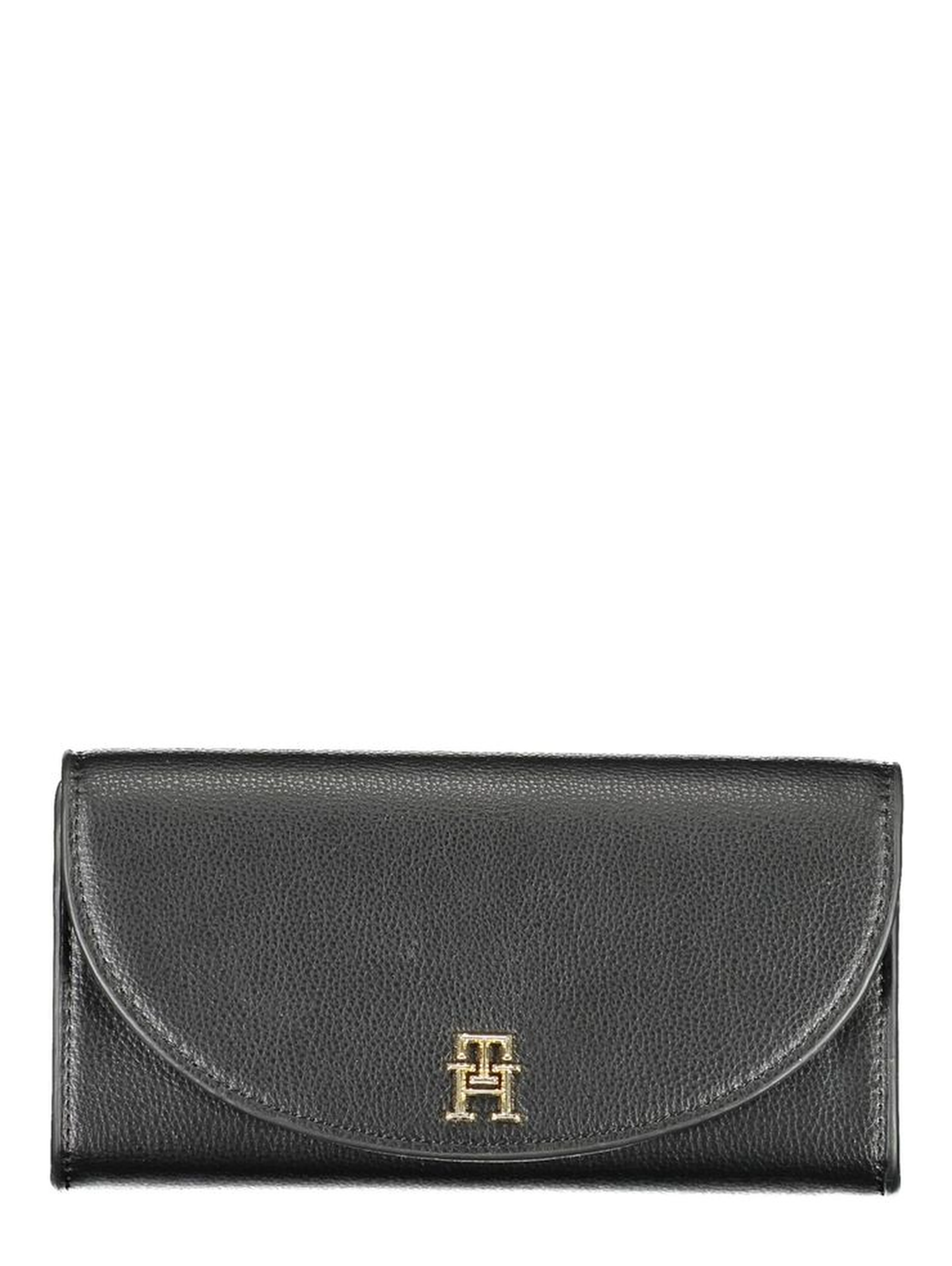 Black Polyurethane Women's Wallet