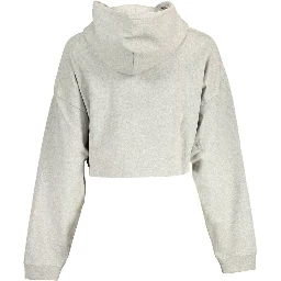 Gray Cotton Women Sweater