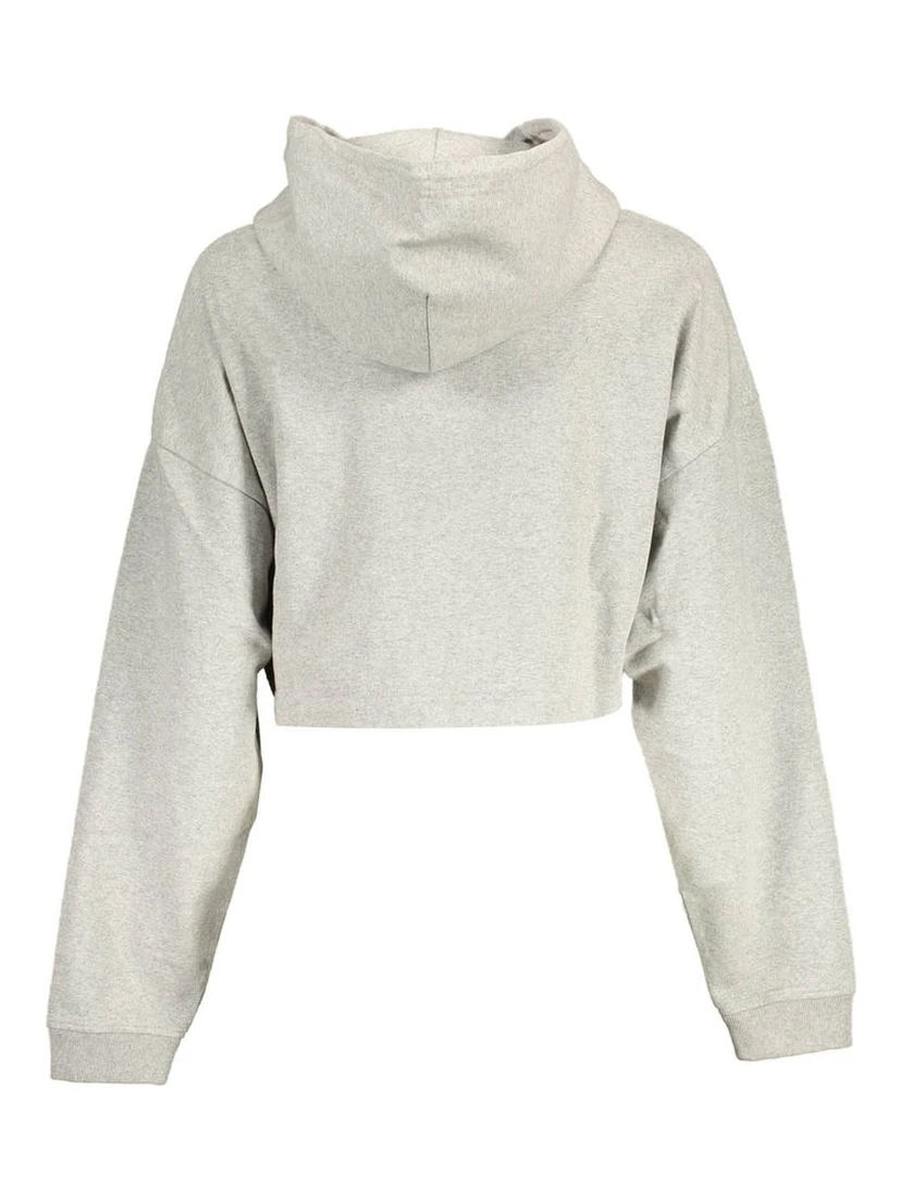 Gray Cotton Women Sweater