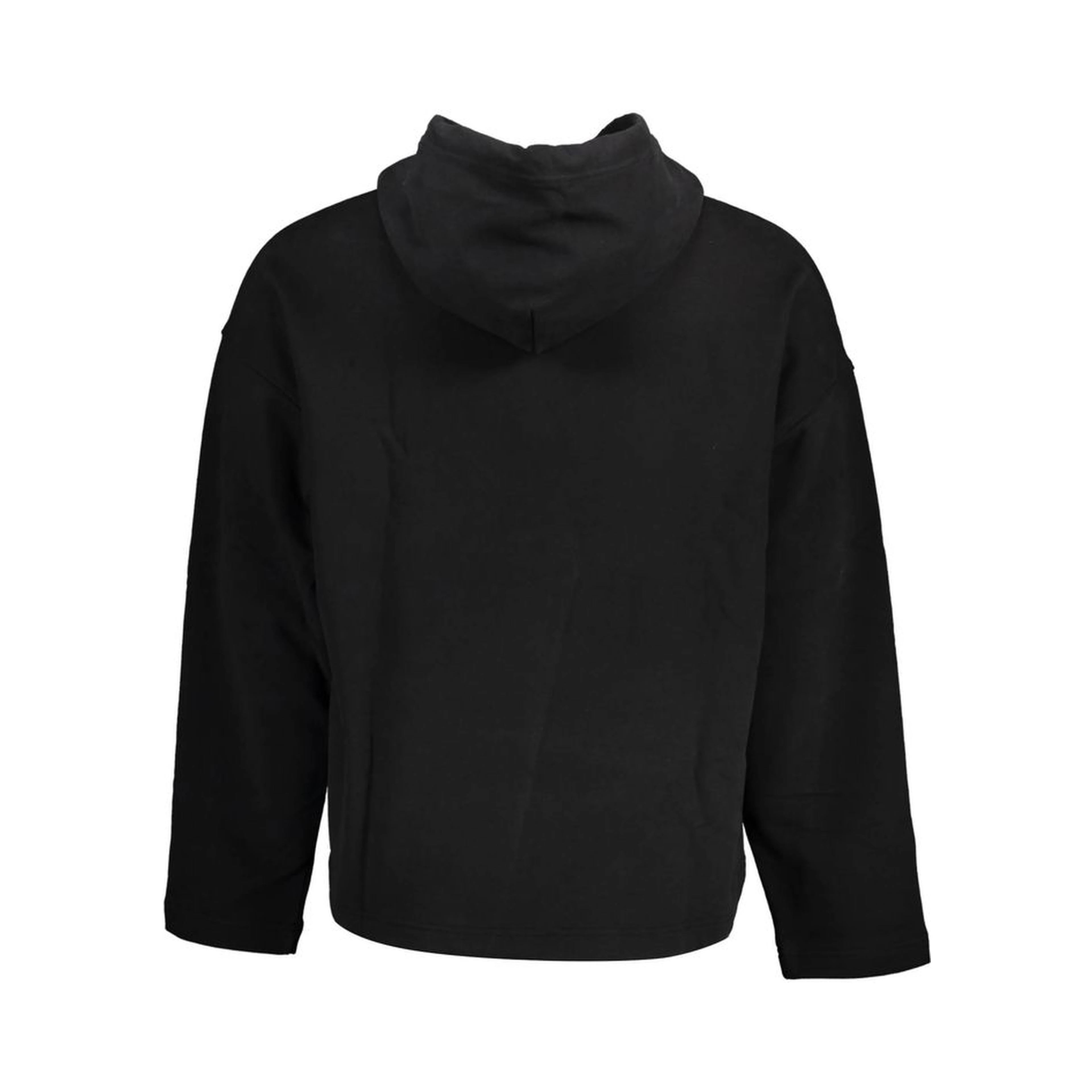 Black Cotton Men Sweater