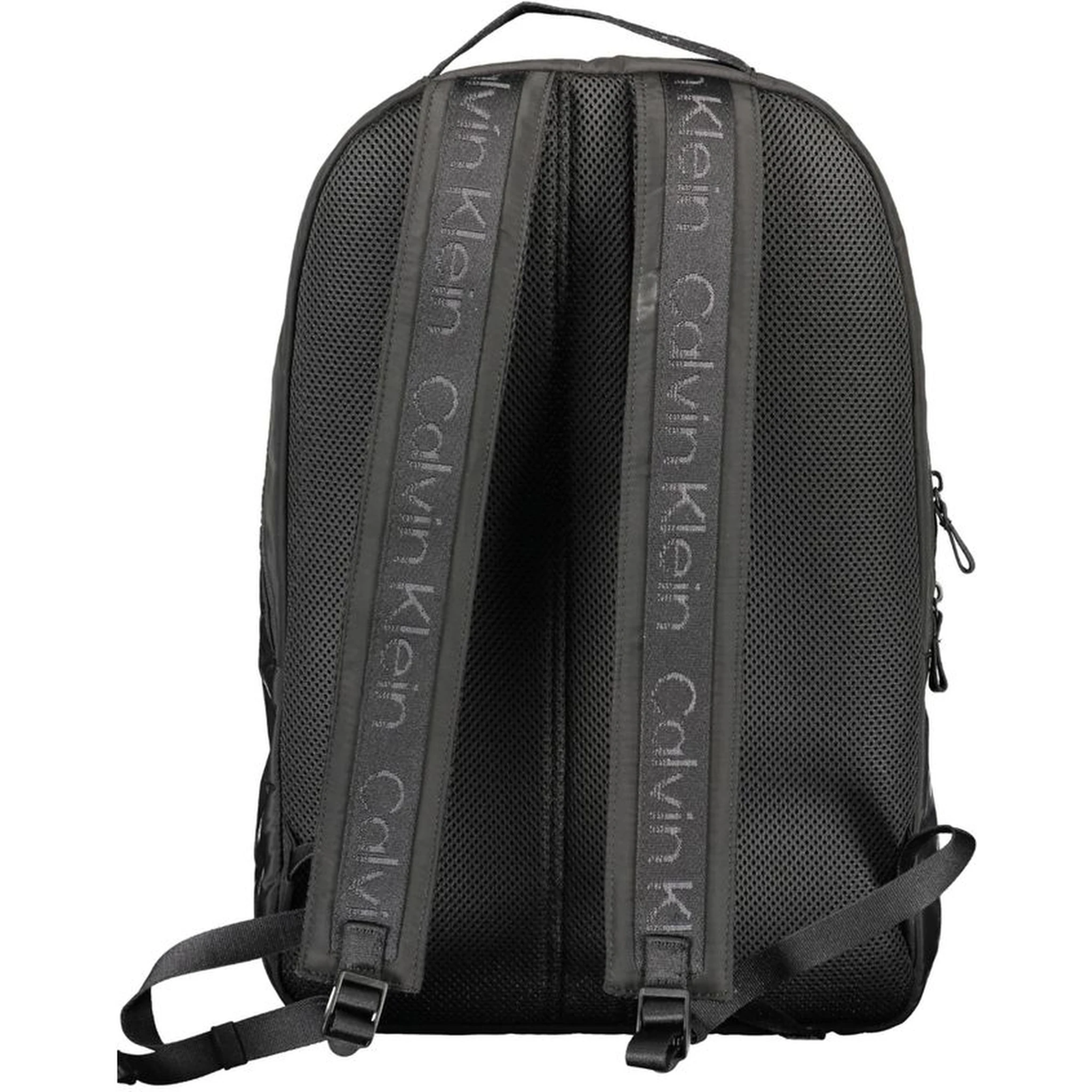 Black Polyester Backpack