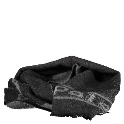 Black Nylon Scarf