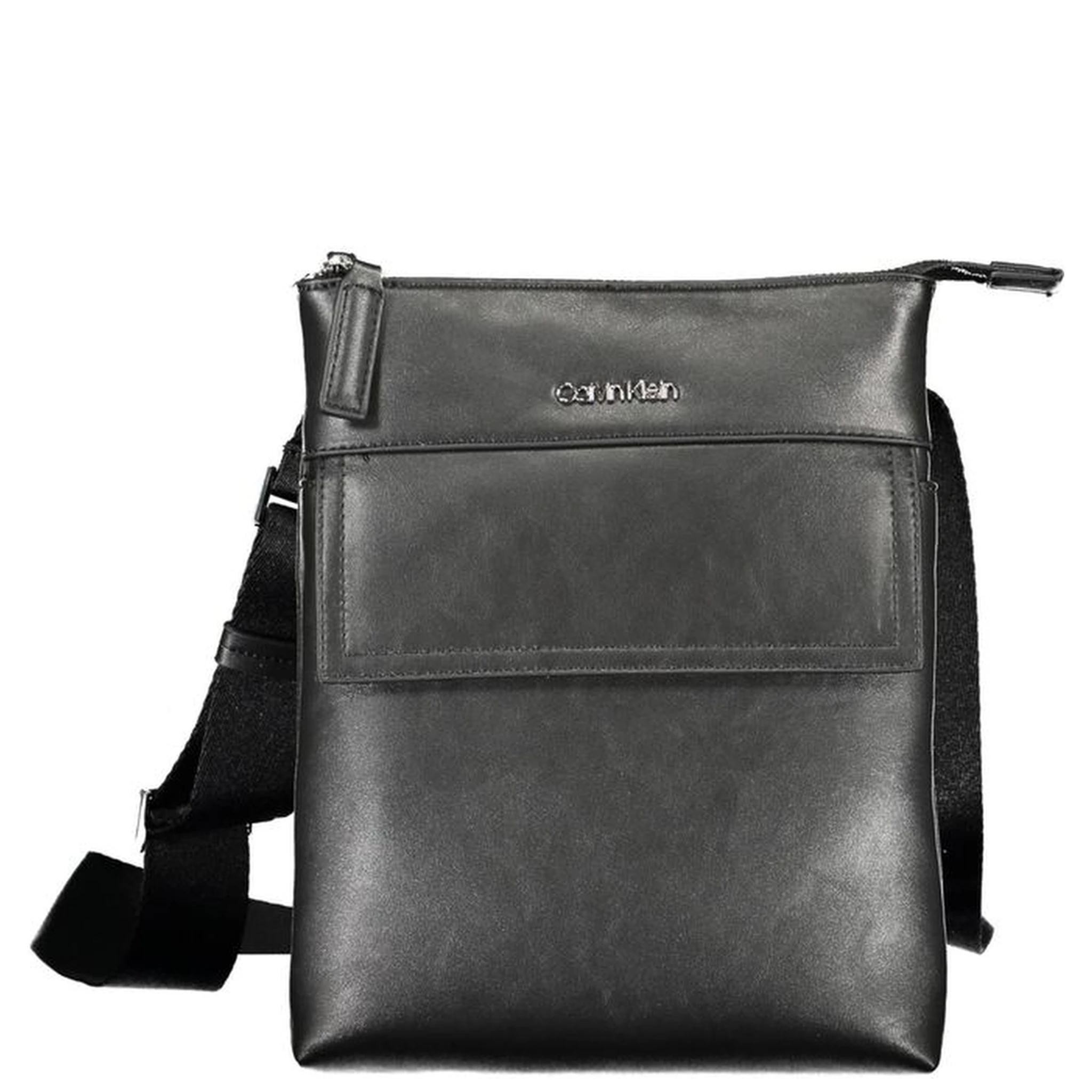 Black Polyester Shoulder Bag