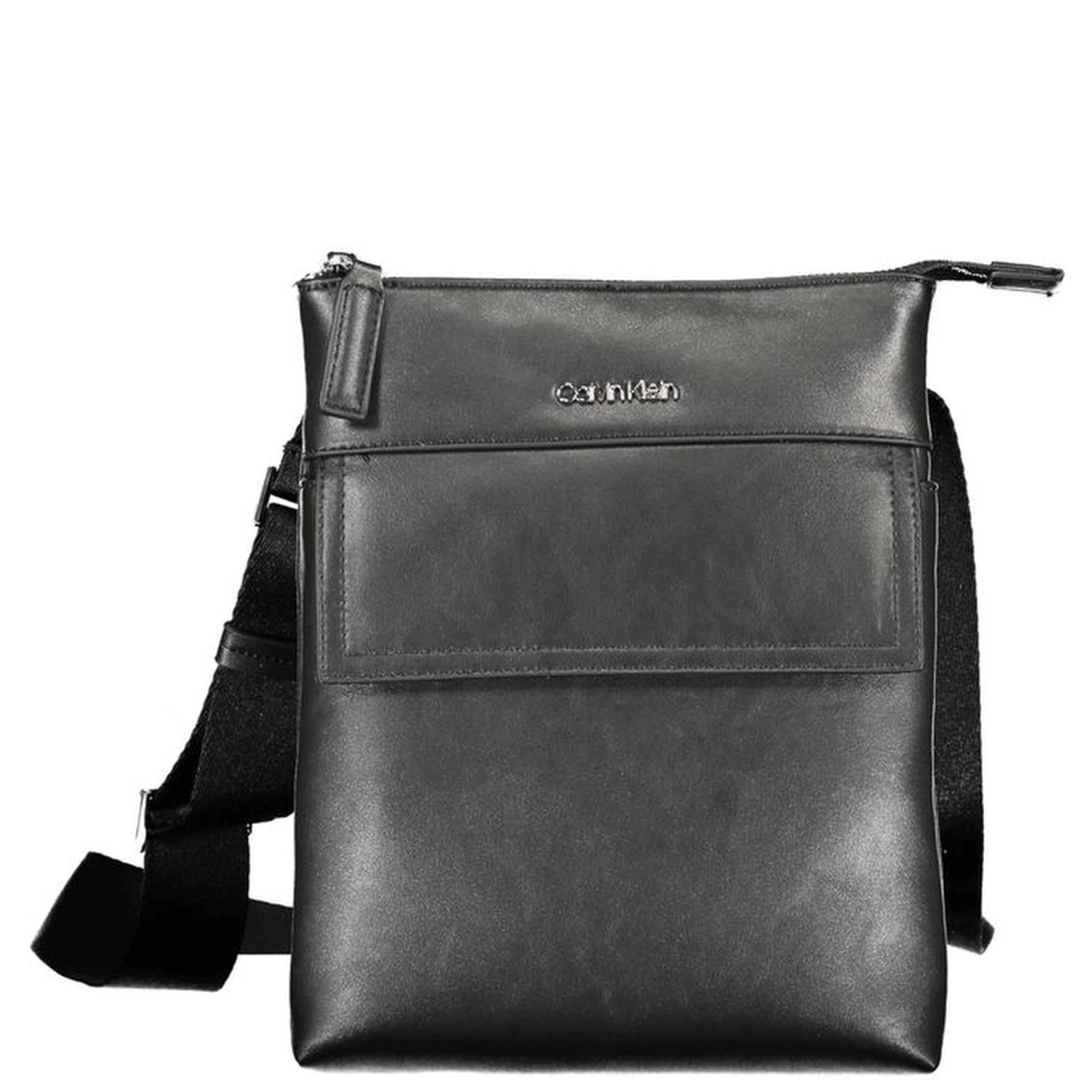 Black Polyester Shoulder Bag