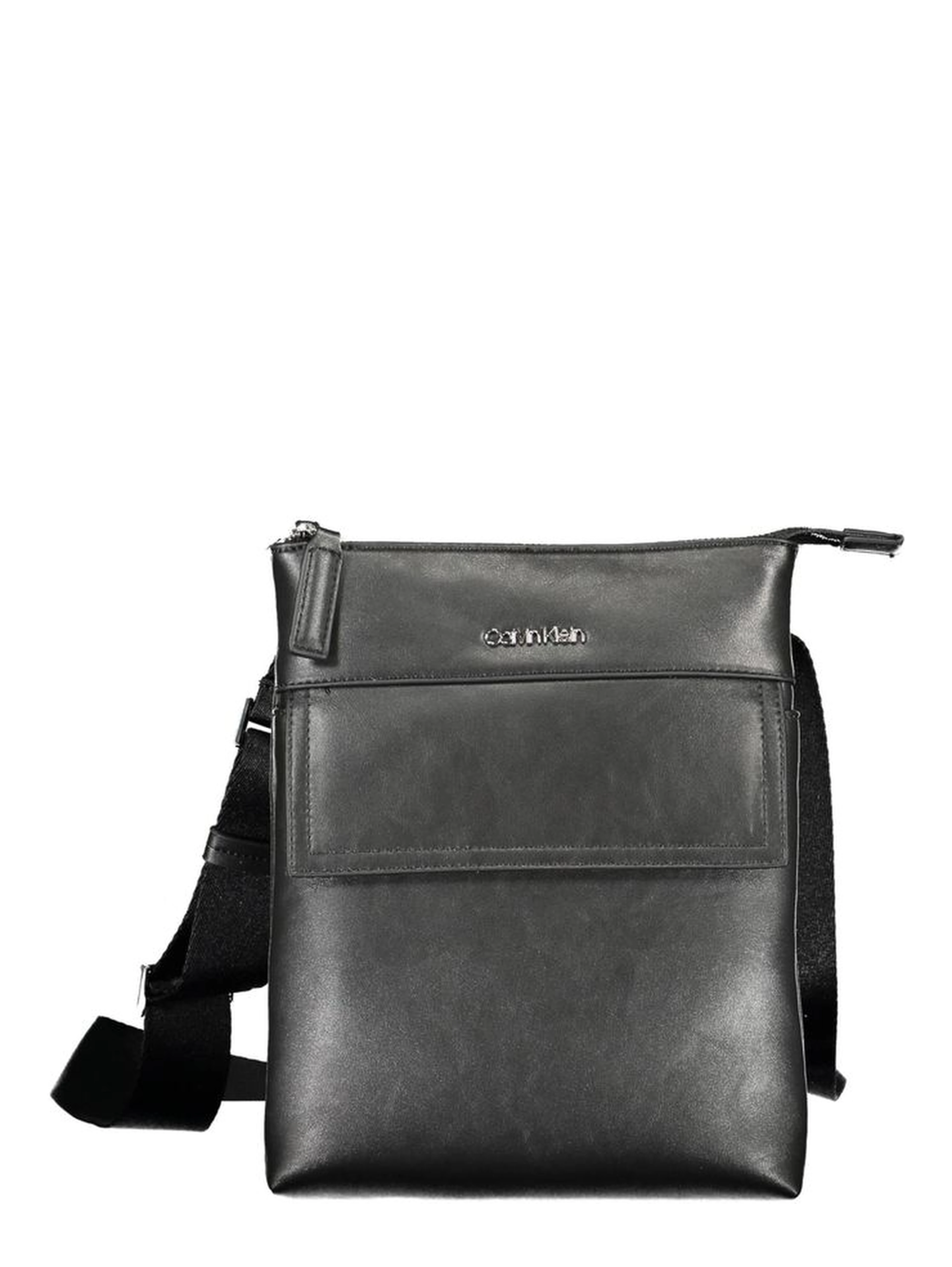 Black Polyester Shoulder Bag