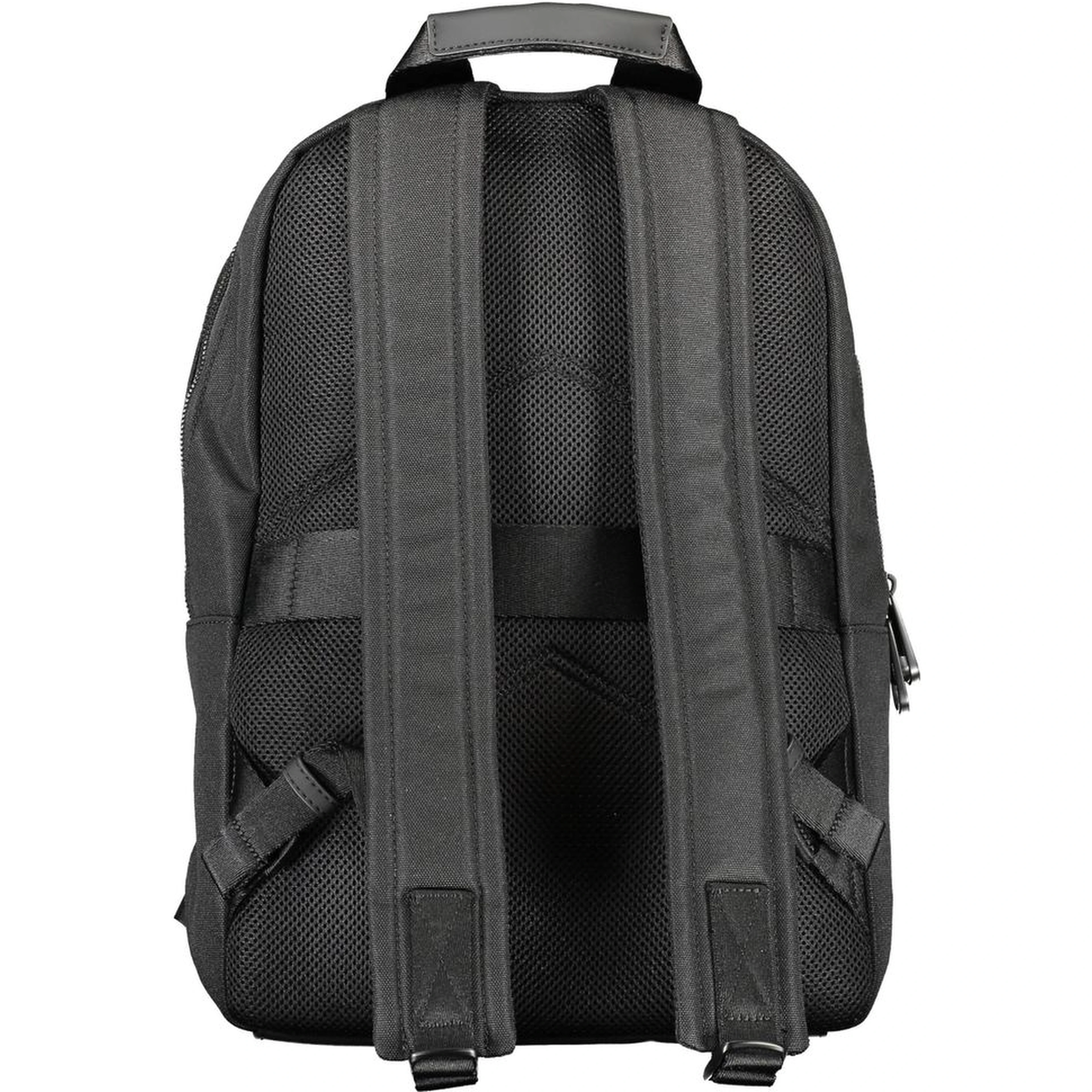 Black Polyester Backpack