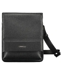 Black Polyester Shoulder Bag