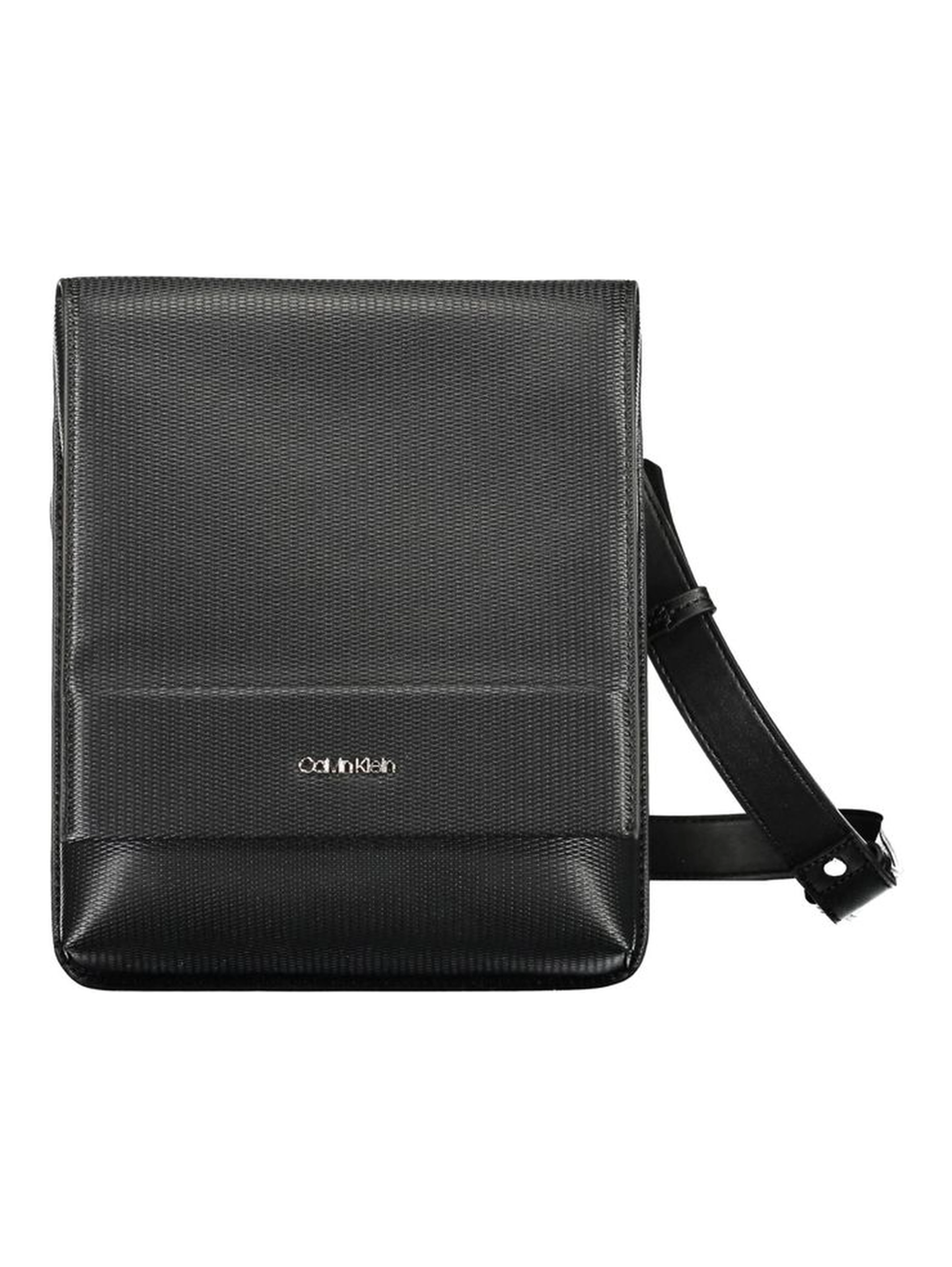 Black Polyester Shoulder Bag