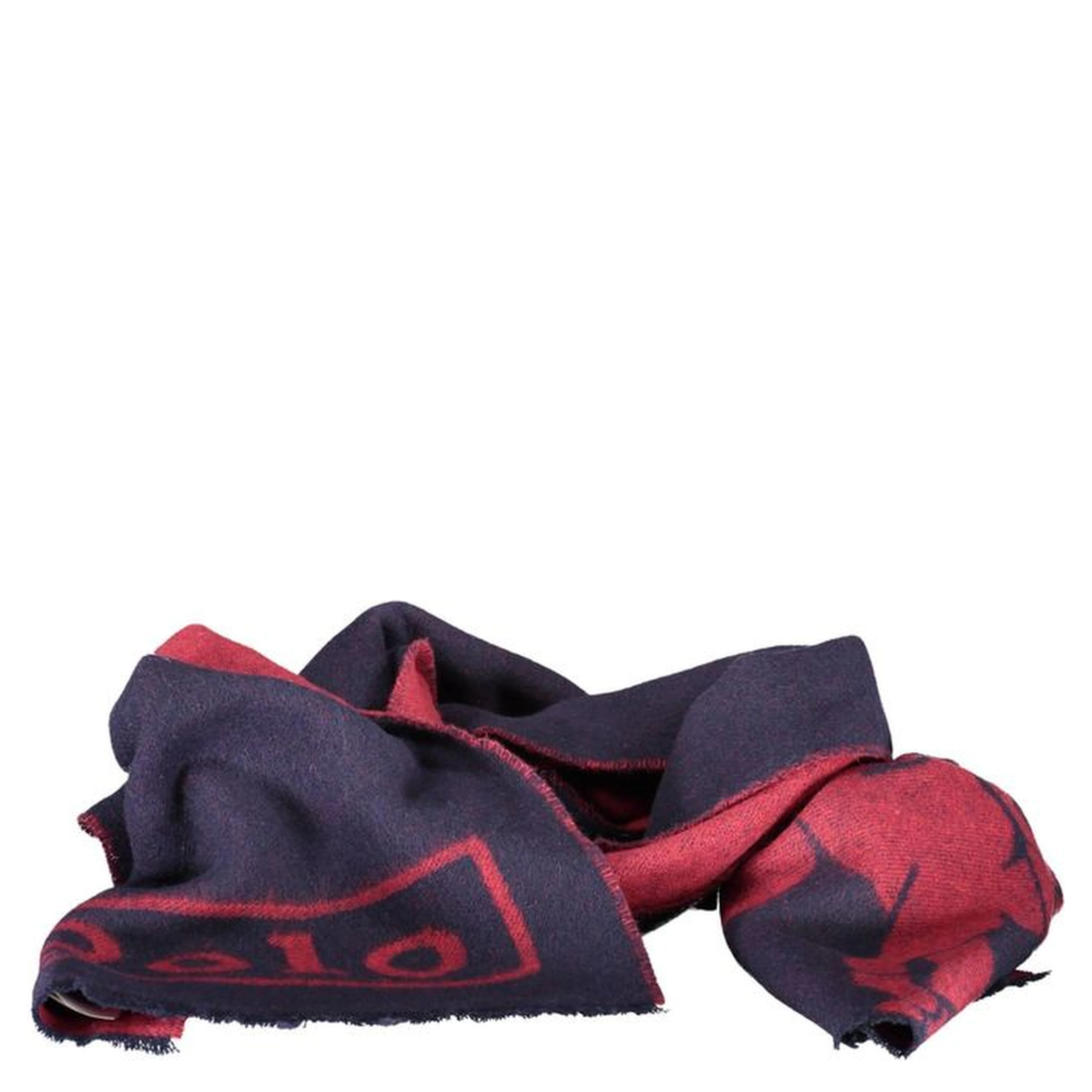 Blue Nylon Scarf