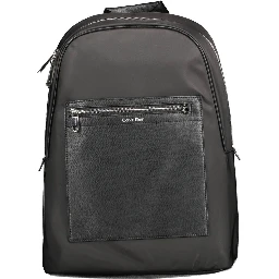 Black Polyester Backpack