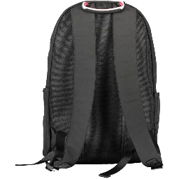 Black Polyester Backpack