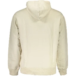 Beige Cotton Men Sweater
