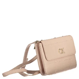 Pink Polyester Handbag