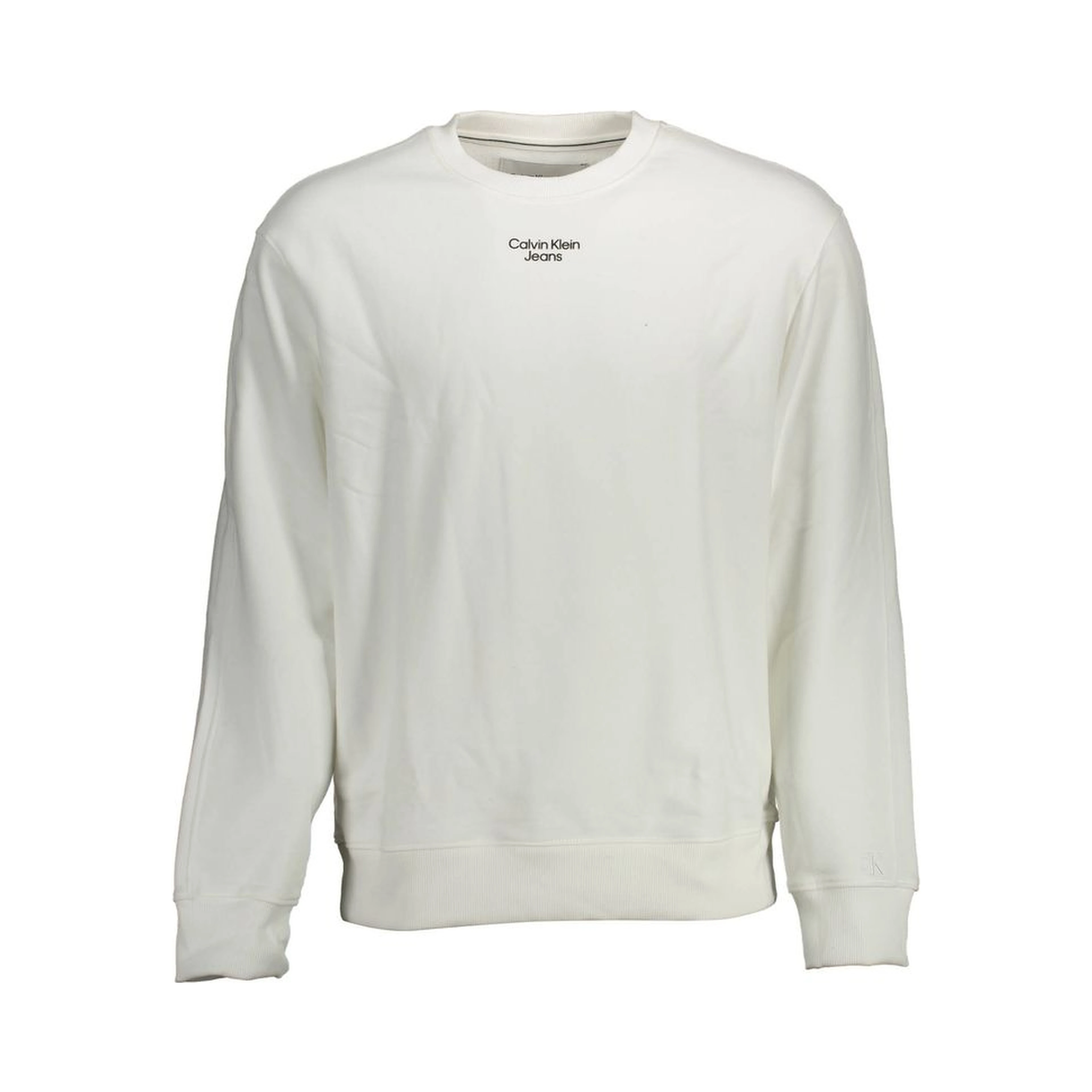 White Cotton Men Sweater