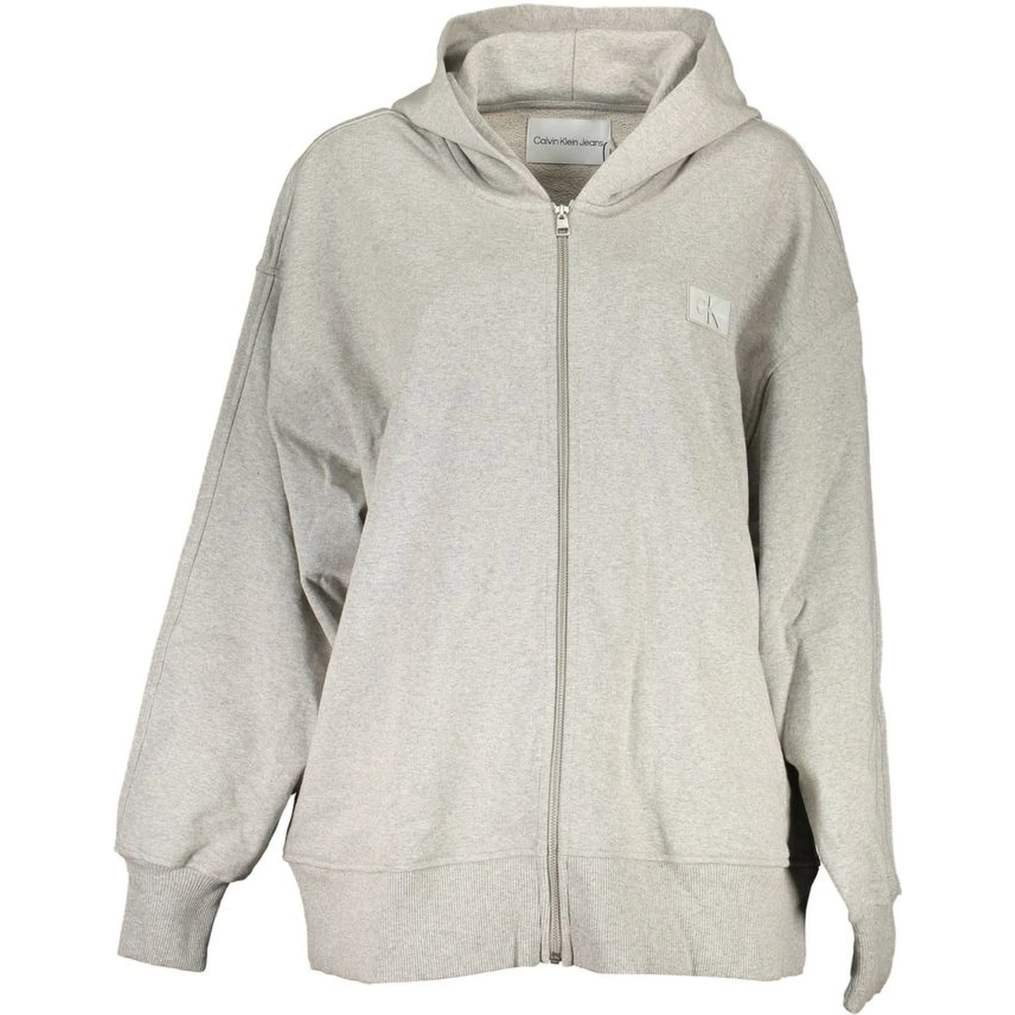 Gray Cotton Women Sweater