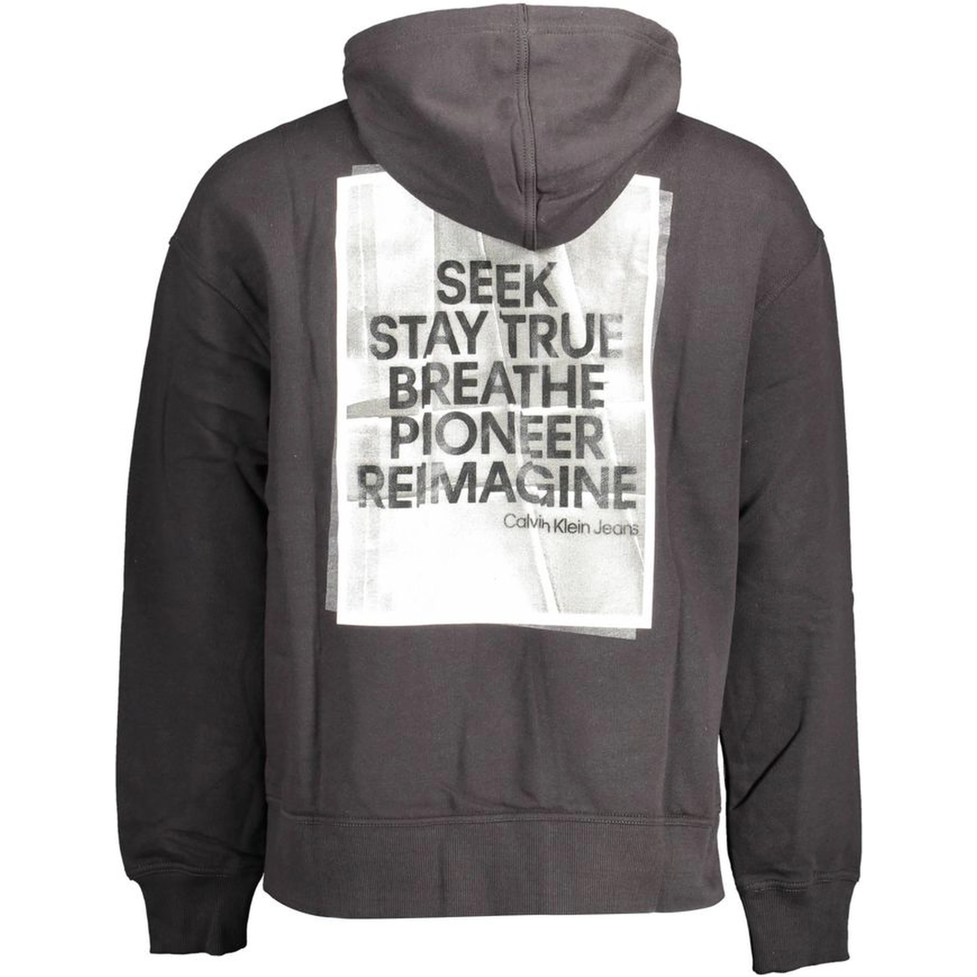 Black Cotton Men Sweater