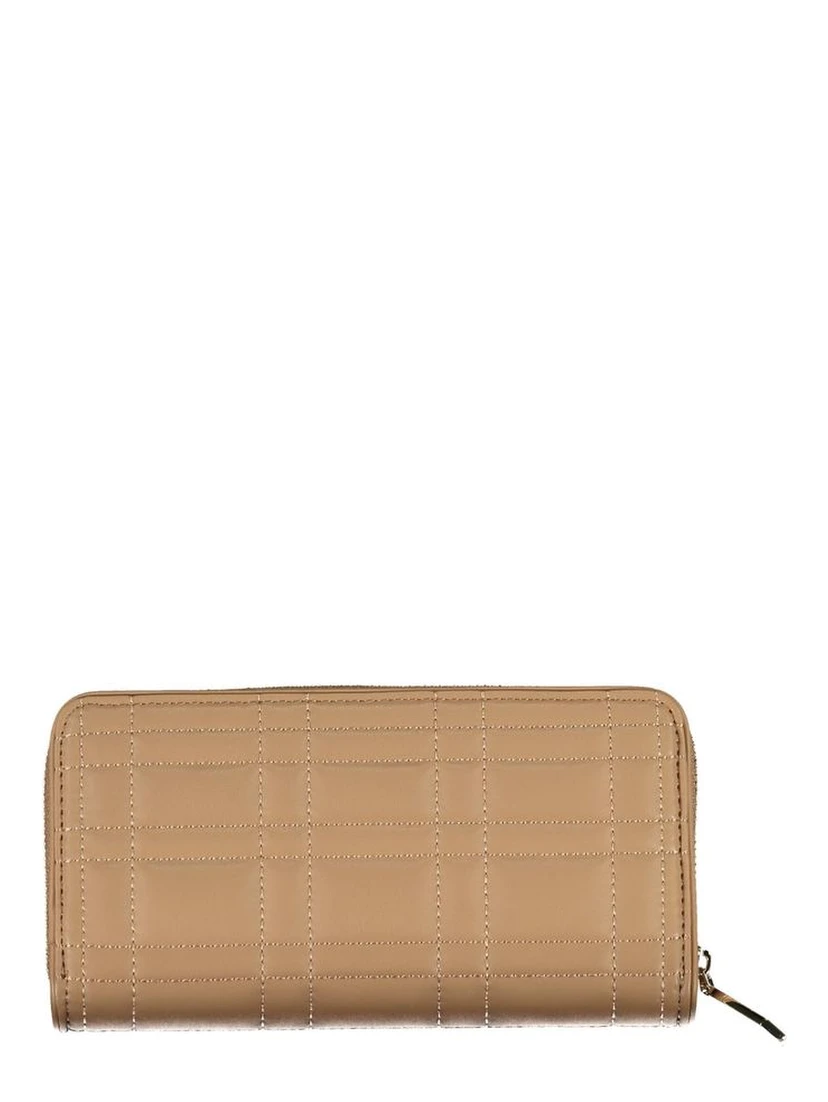 Beige Polyester Wallet