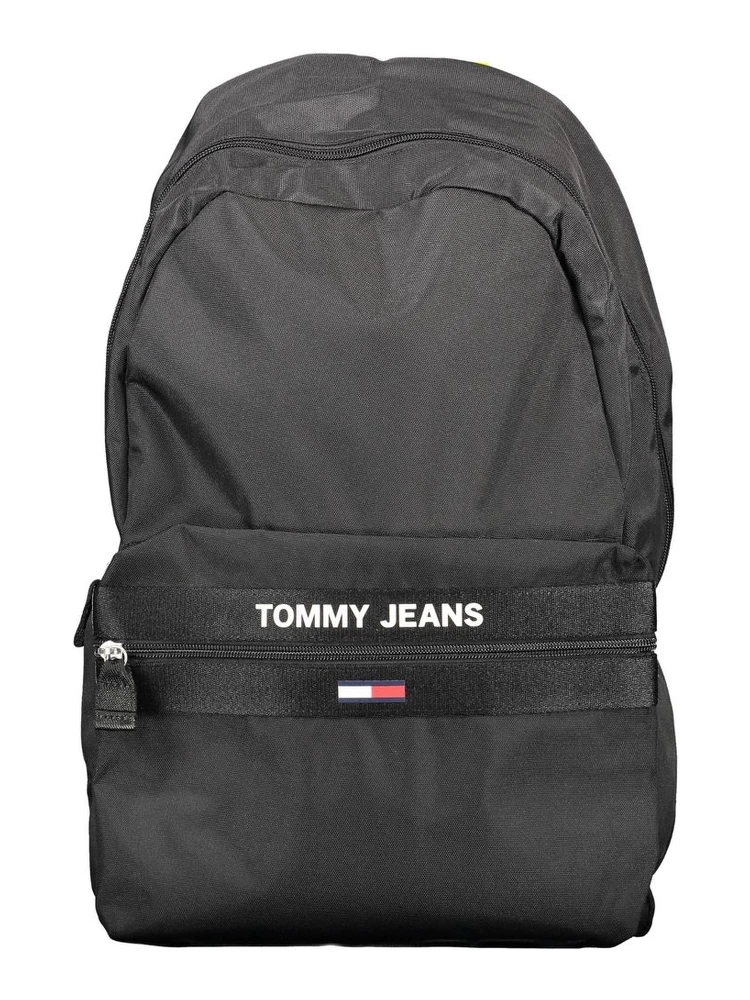 Nero Polyester Men Backpack