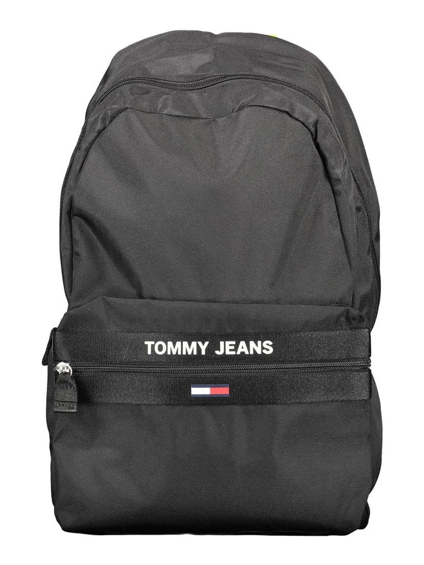 Nero Polyester Men Backpack