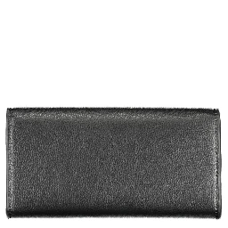 Black Polyurethane Women's Wallet