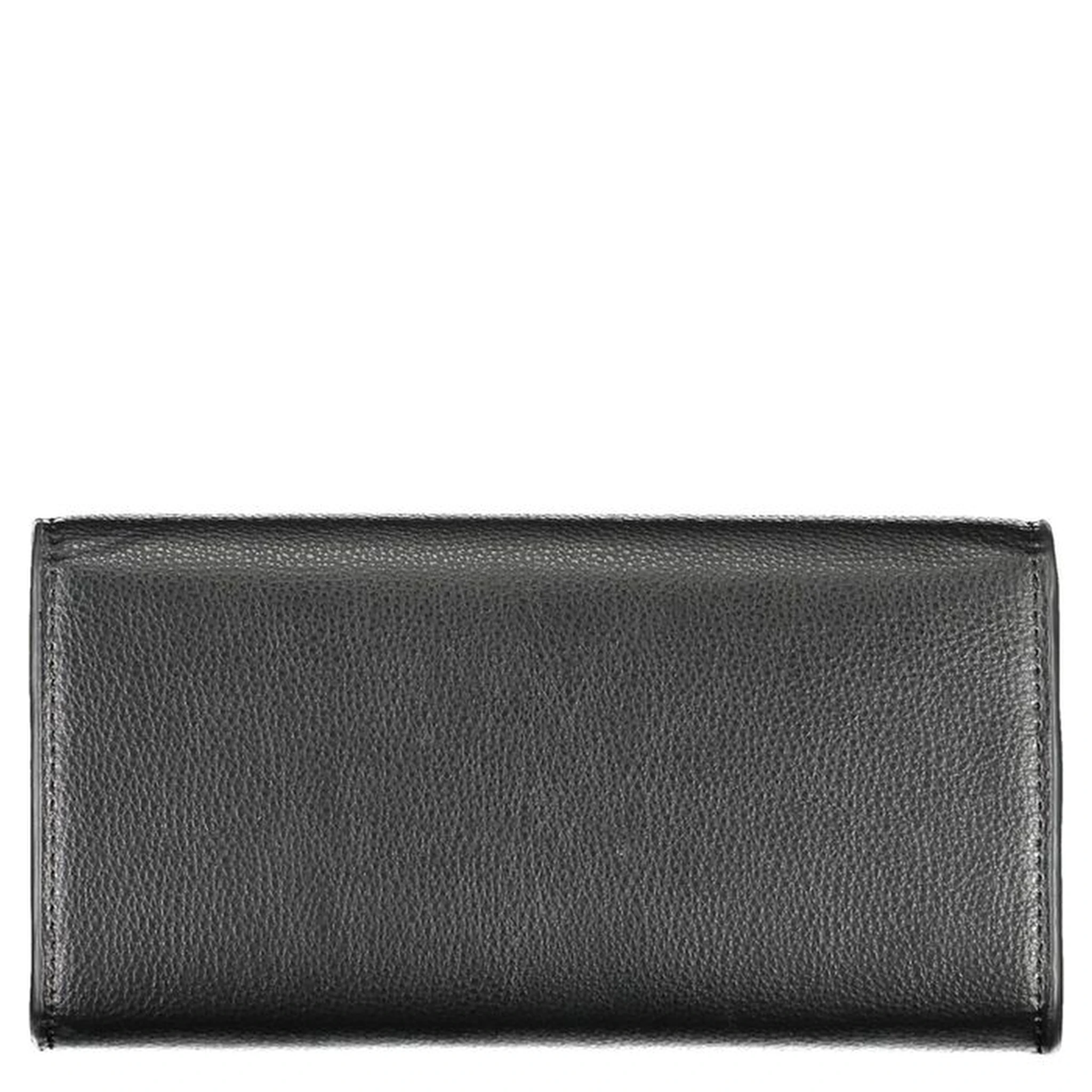 Black Polyurethane Women's Wallet