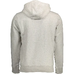 Gray Cotton Men Sweater