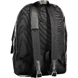 Black Polyester Backpack