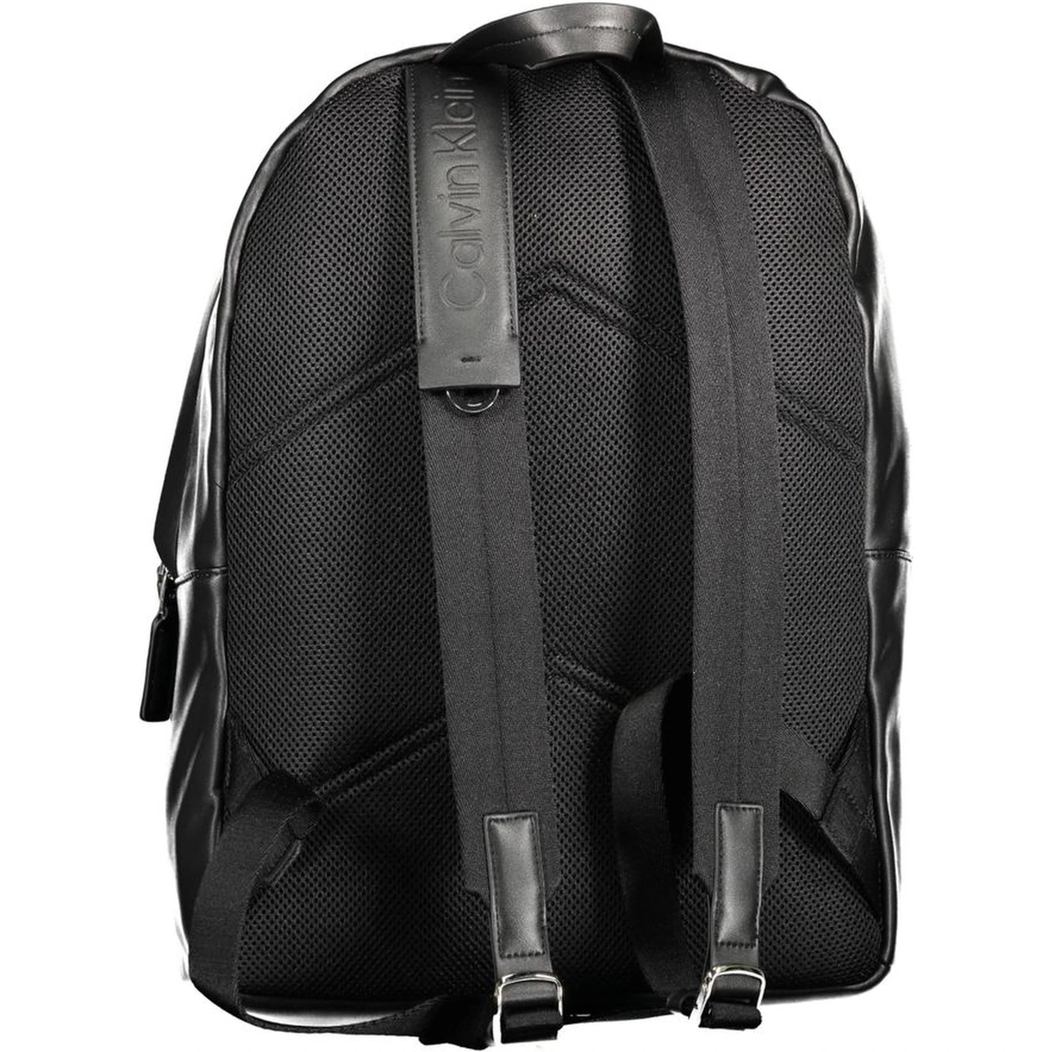Black Polyester Backpack