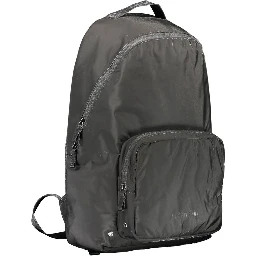 Black Polyester Backpack