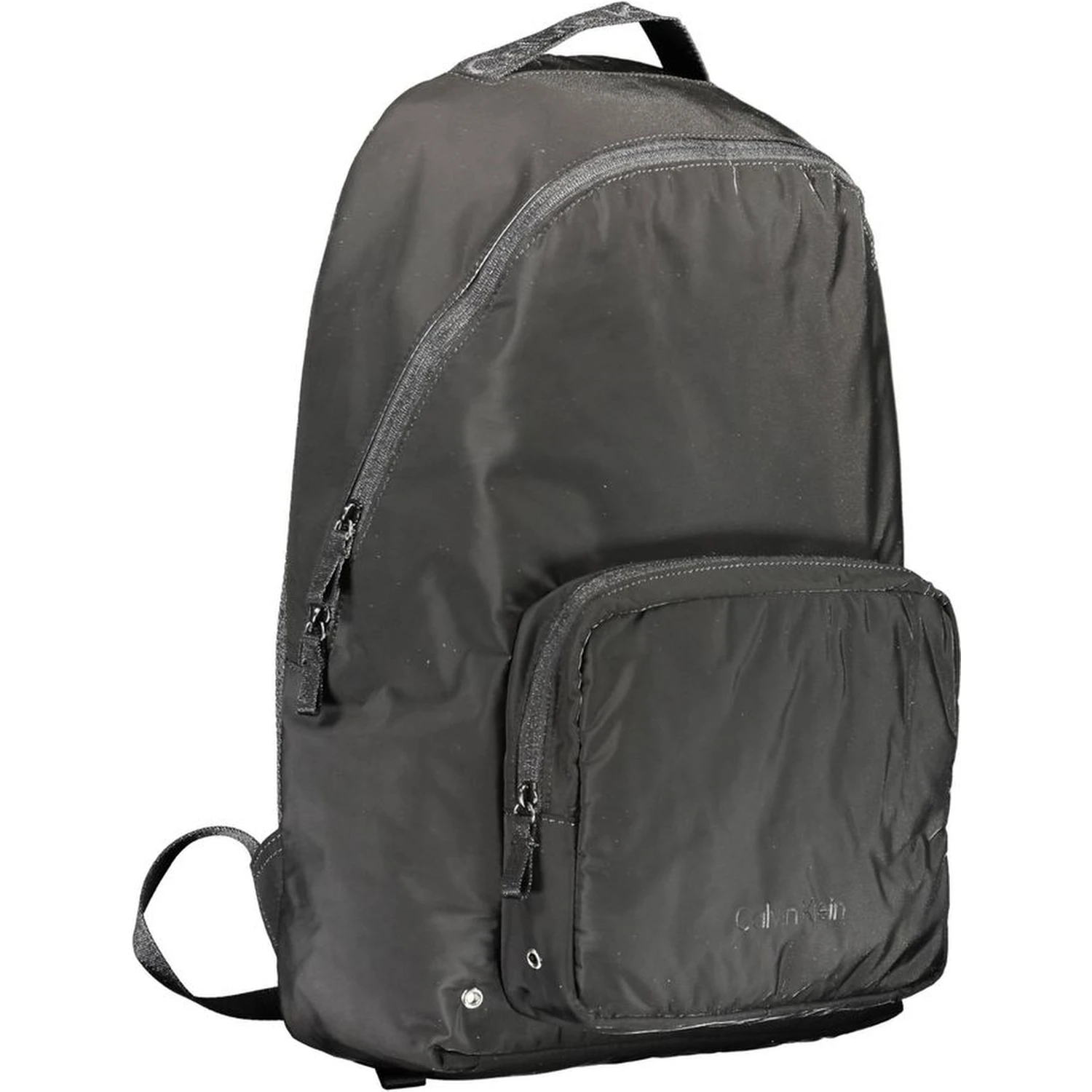 Black Polyester Backpack