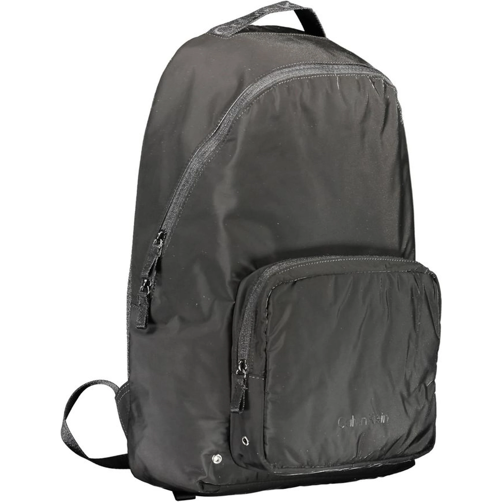Black Polyester Backpack