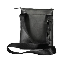 Black Polyester Shoulder Bag