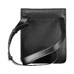 Black Polyester Shoulder Bag