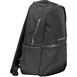 Black Polyester Backpack