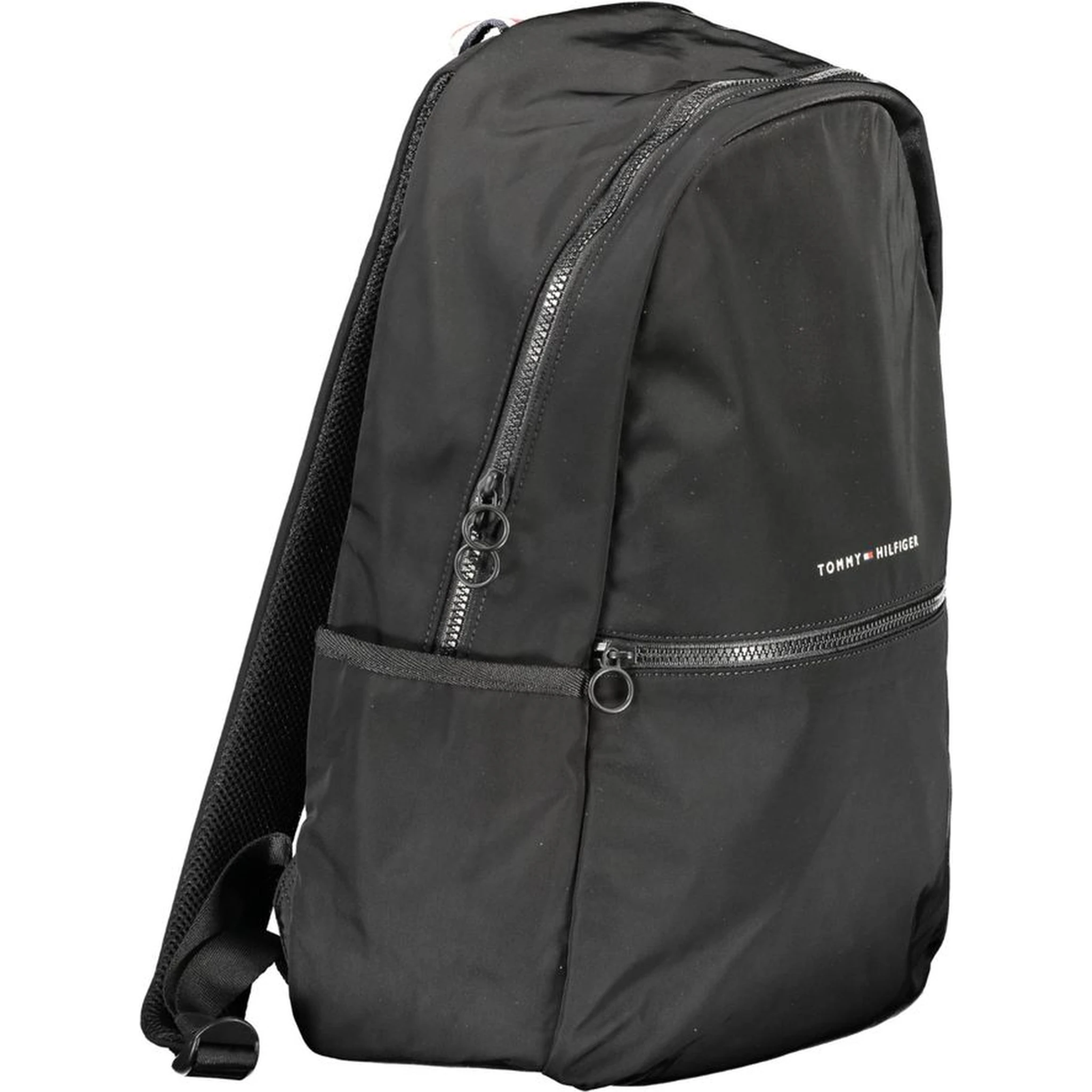 Black Polyester Backpack
