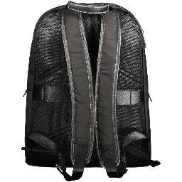 Black Polyester Backpack