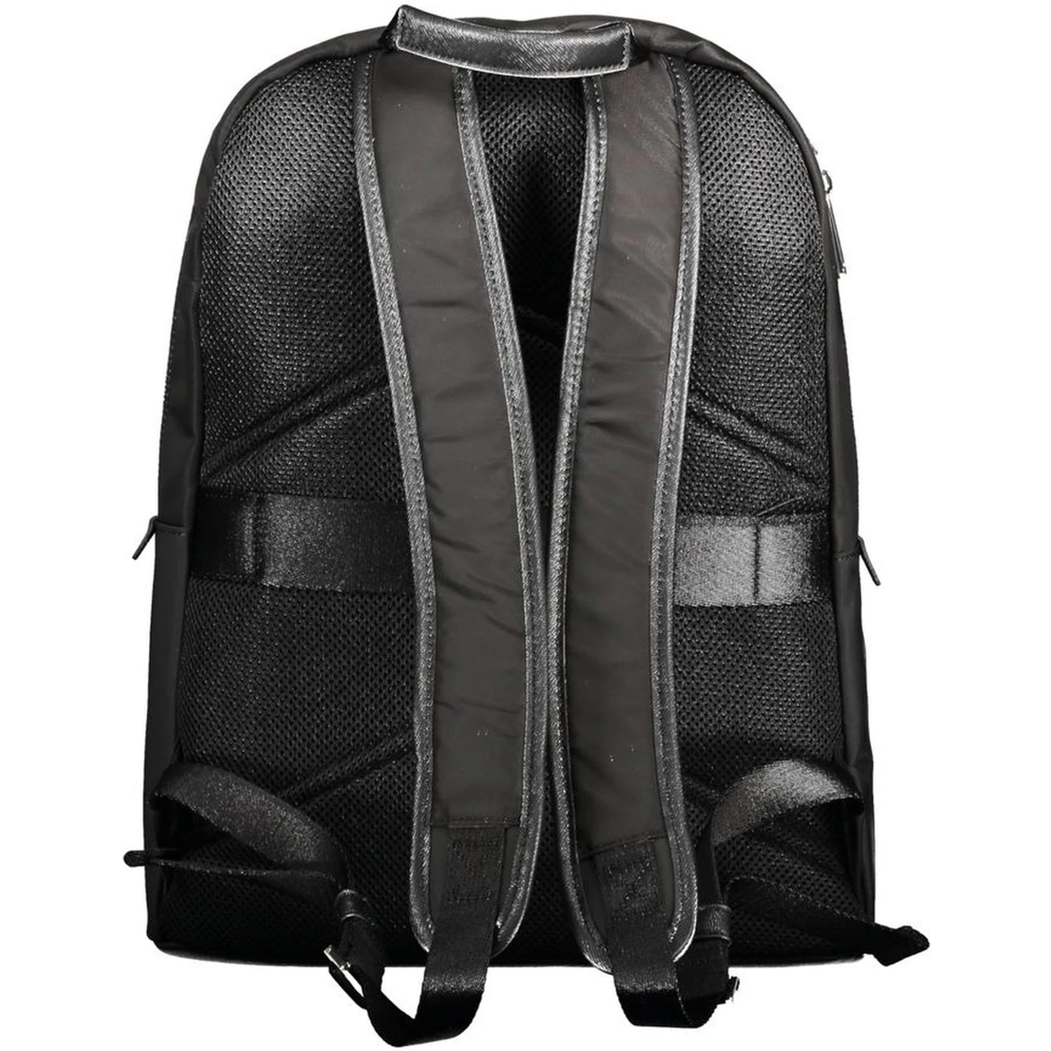 Black Polyester Backpack