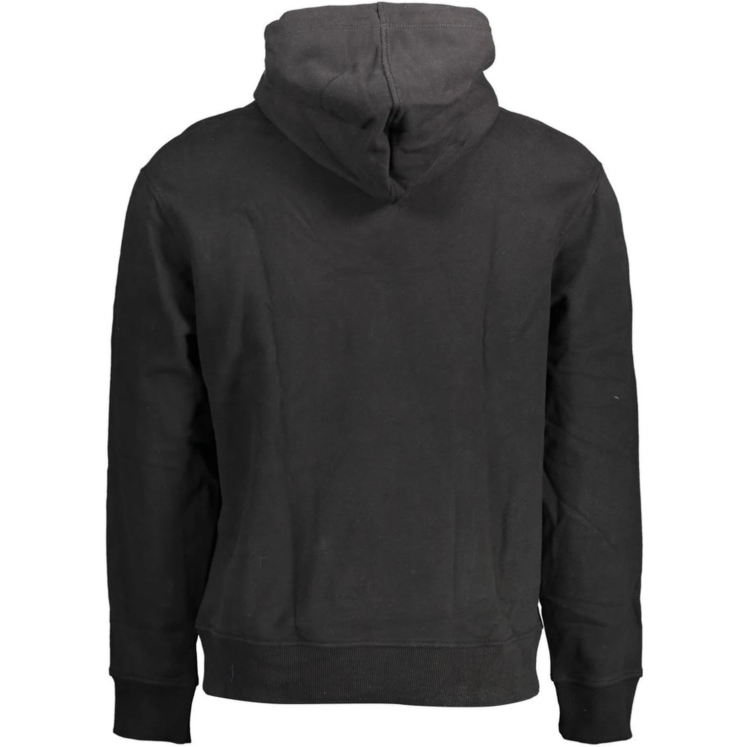 Black Cotton Men Sweater