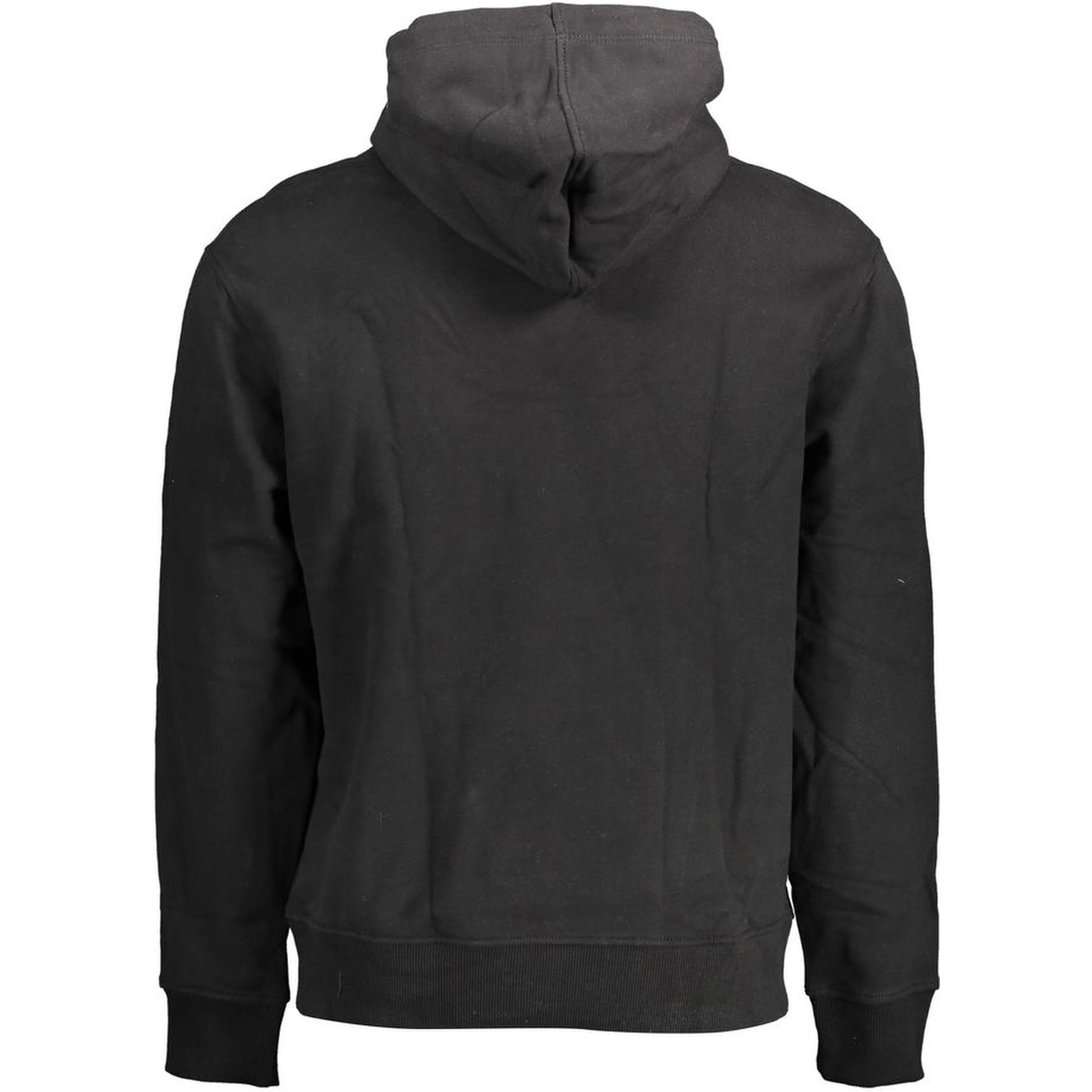 Black Cotton Men Sweater