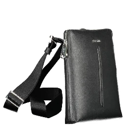 Nero Polyester Men Shoulder Bag