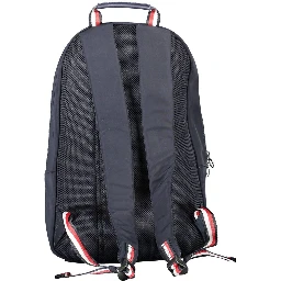 Blue Polyester Backpack