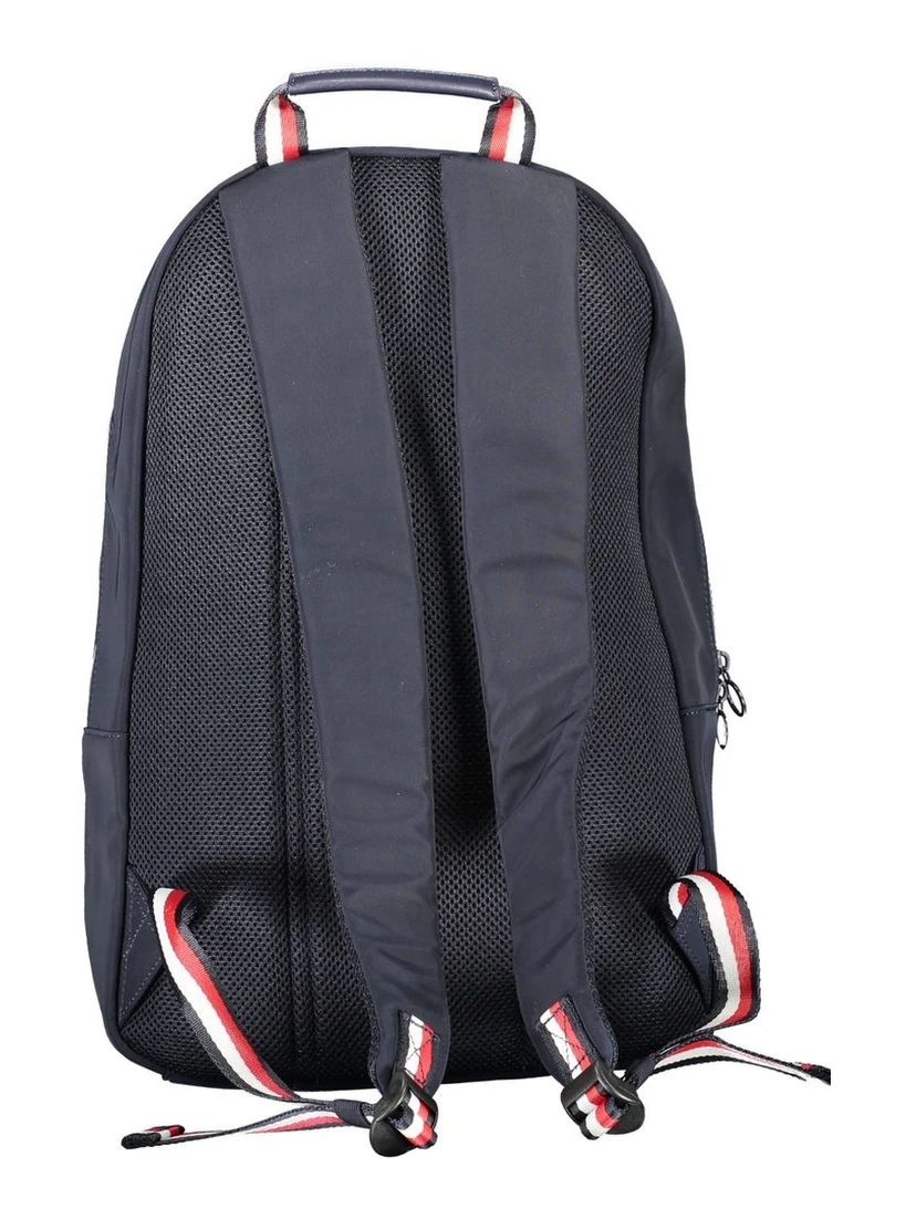 Blue Polyester Backpack