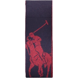 Blue Nylon Scarf